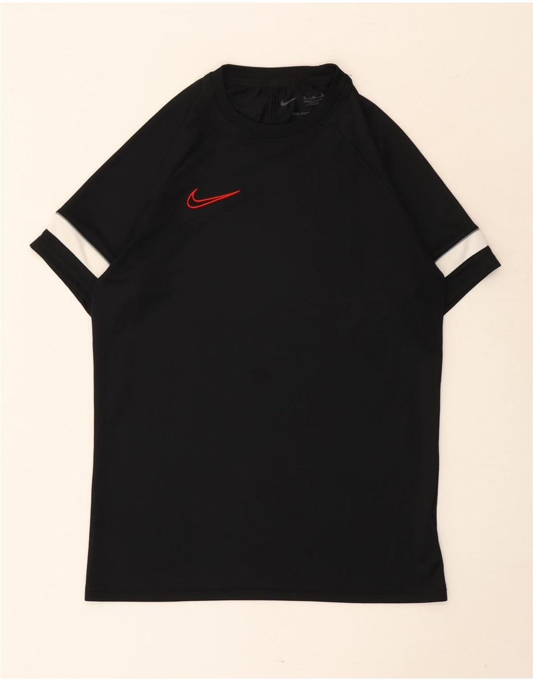 Męski T-shirt Nike Dri Fit Top, średni czarny, blok kolorów