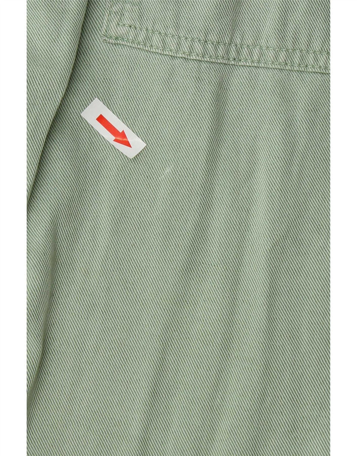 Damskie spodnie joggery Zara Medium W28 L27 Zielony Lyocell