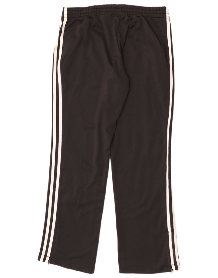 Damskie spodnie dresowe Adidas UK 40, duże, czarne, z blokami kolorów, poliestrowe