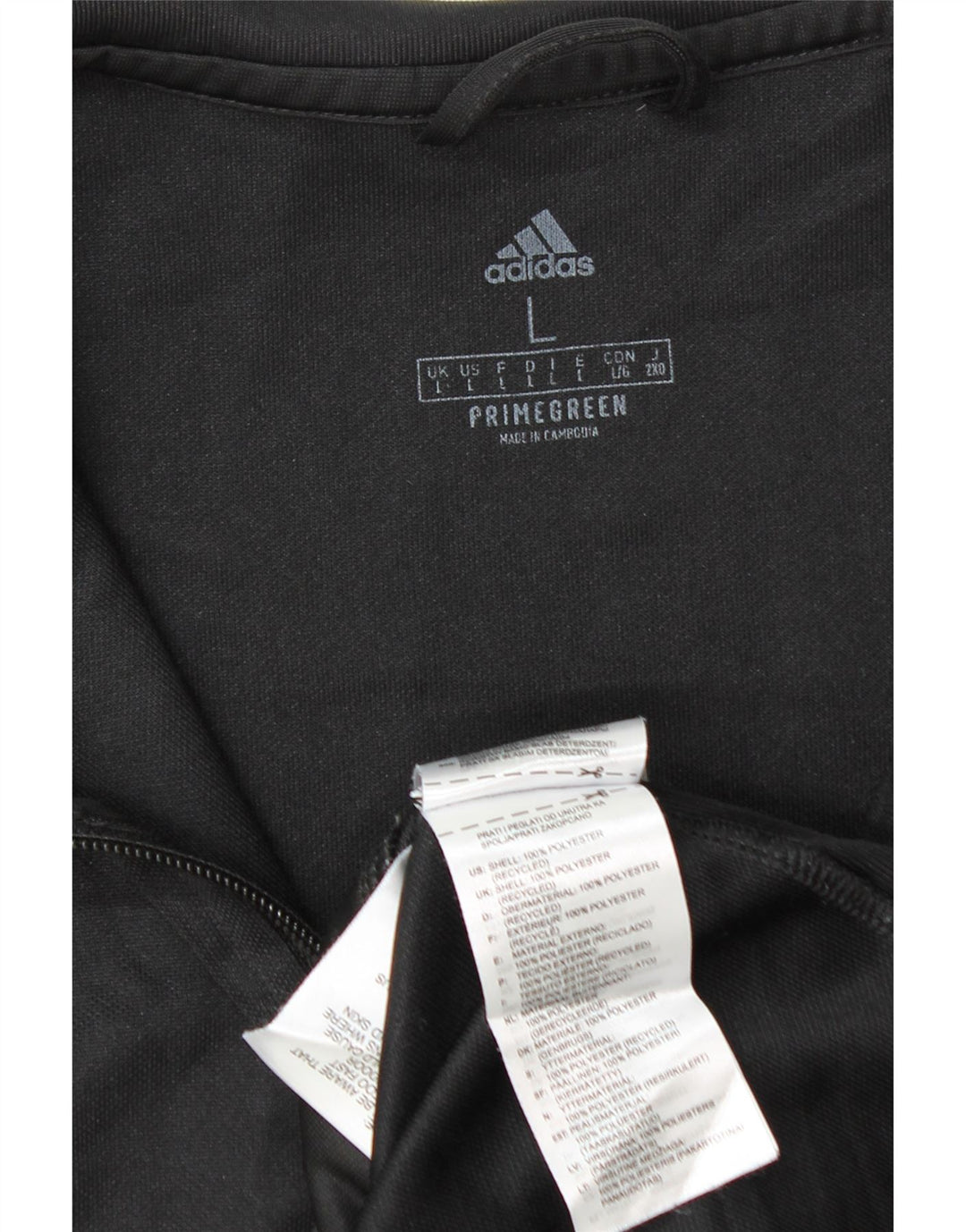 Adidas Męska kurtka dresowa Aeroready, duża, czarna, poliestrowa