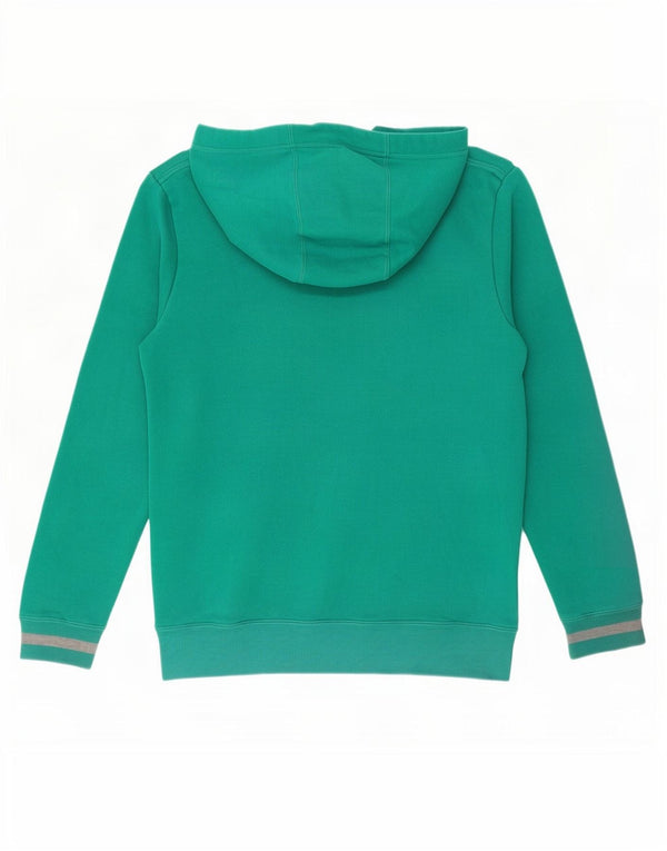 Męski sweter z kapturem Puma z grafiką, mały, zielony, bawełniany