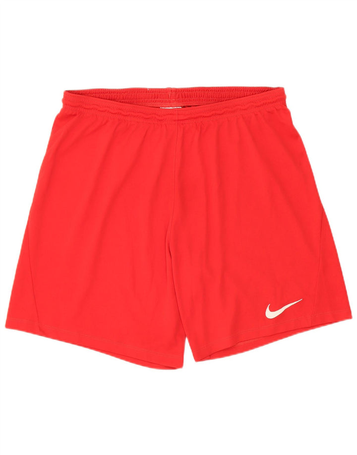 Męskie spodenki sportowe NIKE Dri Fit XL, czerwone, poliestrowe