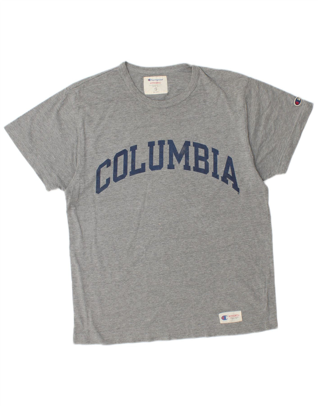 Męski T-shirt z grafiką CHAMPION, mały, szary