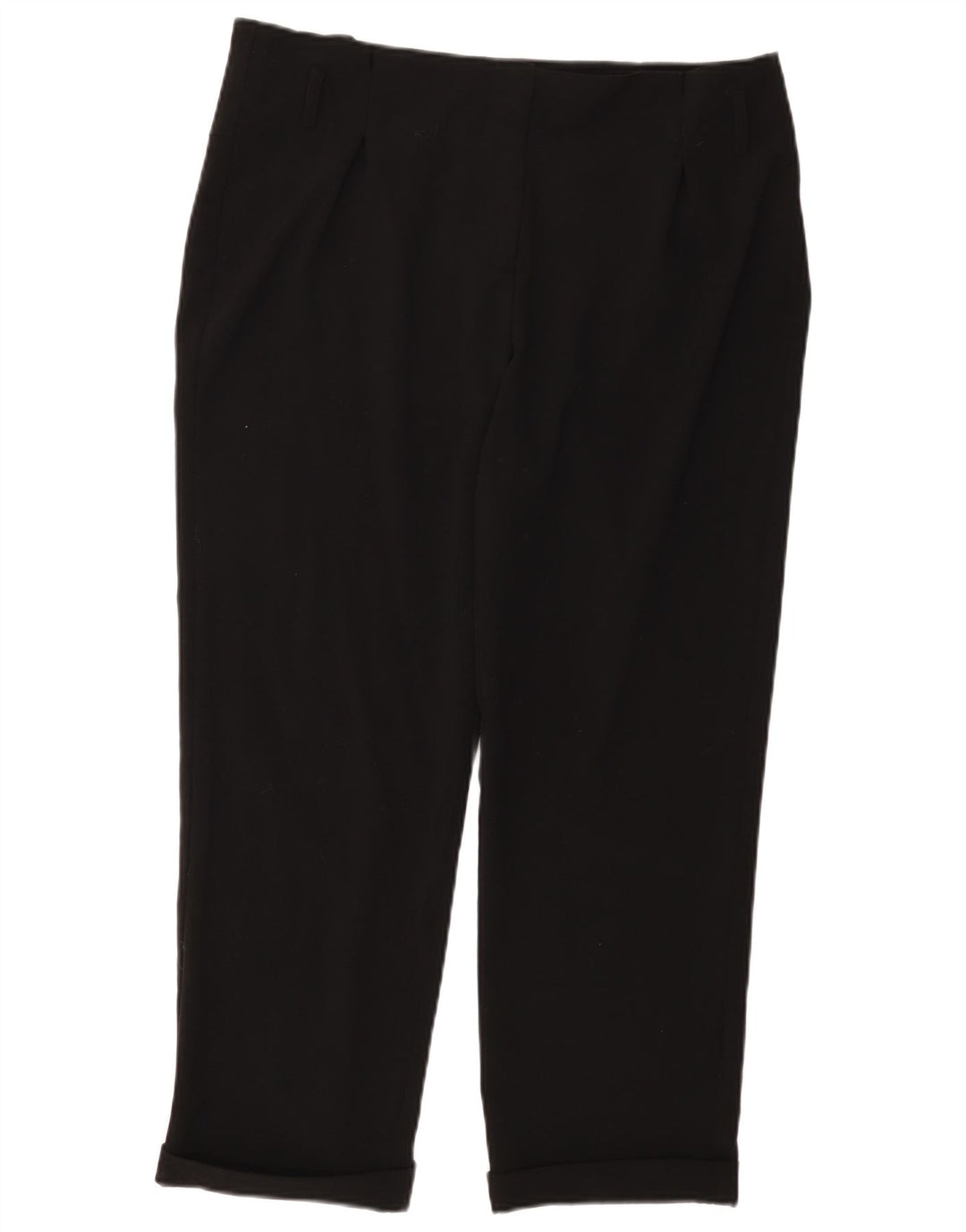 Spodnie damskie CALVIN KLEIN, proste, przycięte US 12, duże, W36, L26, czarne