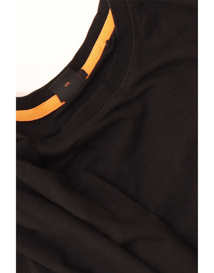 Męska koszulka z grafiką Hugo Boss Top 2XL w kolorze czarnym