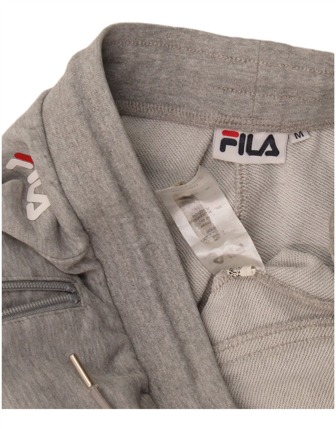 Damskie spodnie dresowe Fila Joggers UK 14 Średnioszare bawełniane