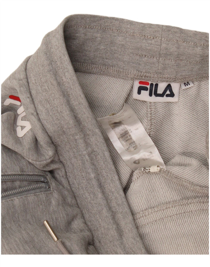 Damskie spodnie dresowe Fila Joggers UK 14 Średnioszare bawełniane