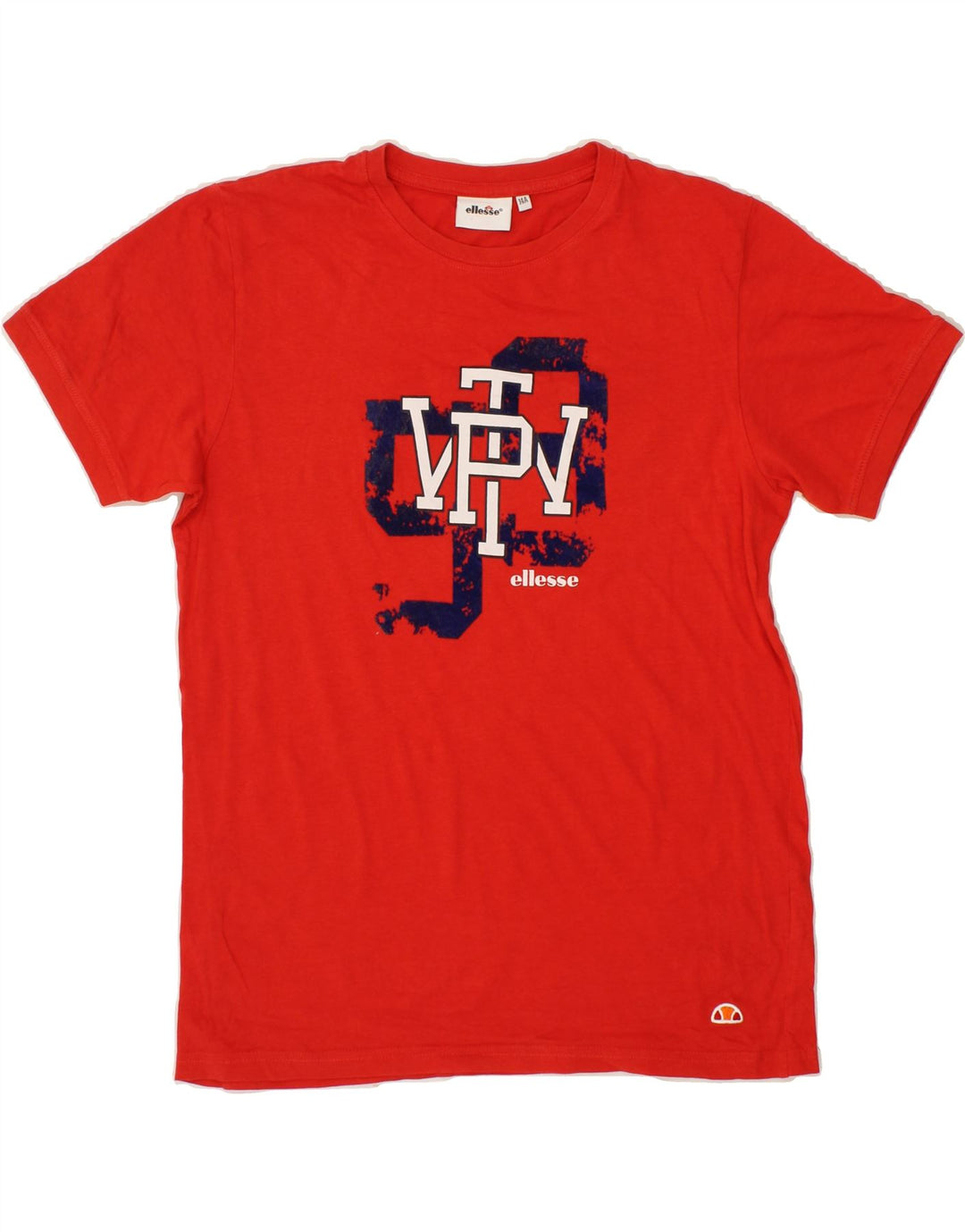 ELLESSE Boys Graphic T-Shirt Top 13-14 Years Red Vintage Ellesse and Second-Hand Ellesse from Messina Hembry 