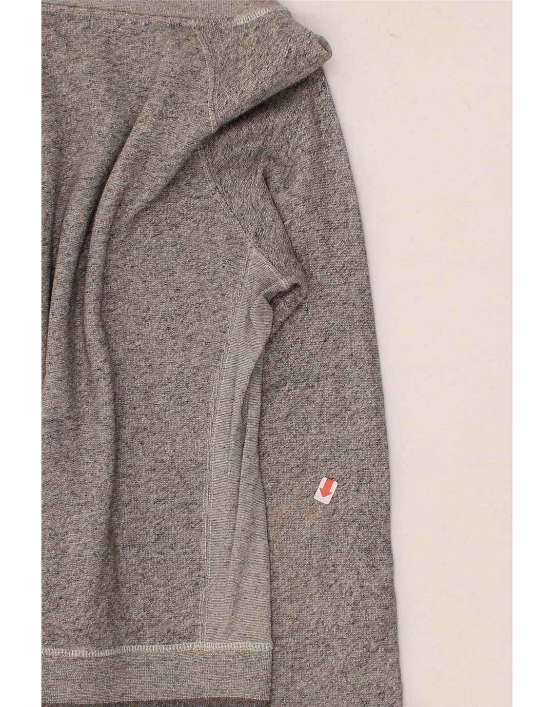 LEVI'S Womens Oversized Sweatshirt Jumper UK 6 XS Grey Cotton Vintage Levi's and Second-Hand Levi's from Messina Hembry 