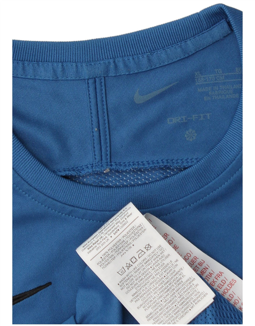 Chłopięcy T-shirt NIKE Dri Fit, rozmiar 13-14 lat, XL, niebieski, sportowy