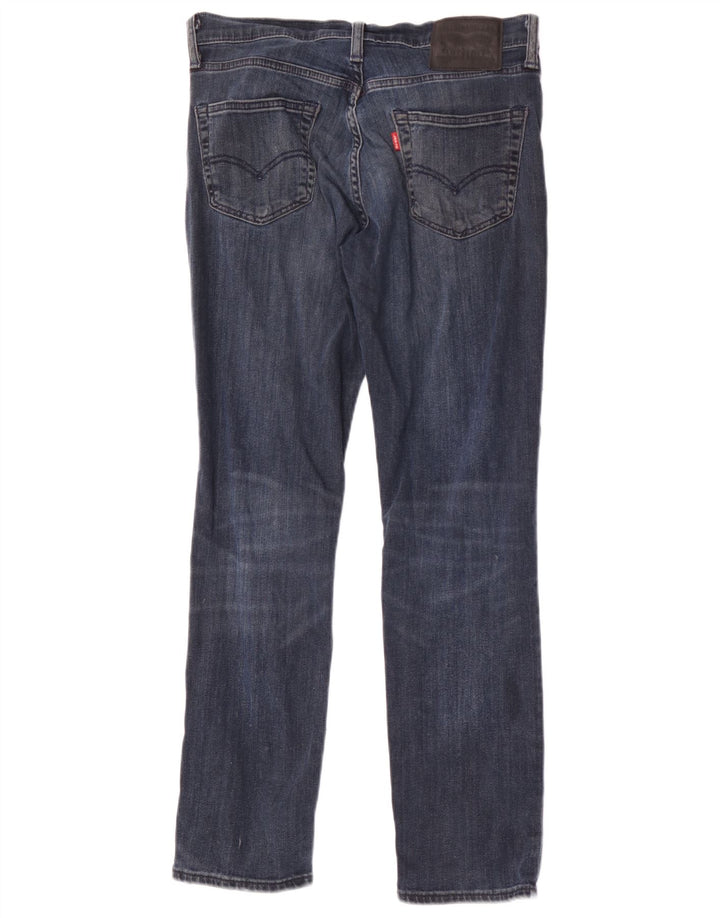 Damskie jeansy Levi's 512 Tapered W30 L30 Granatowa bawełna