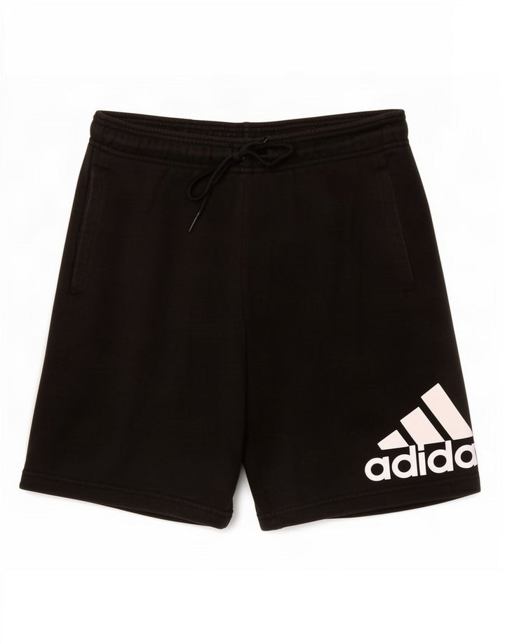 Męskie spodenki sportowe Adidas Graphic, duże, czarne, bawełniane