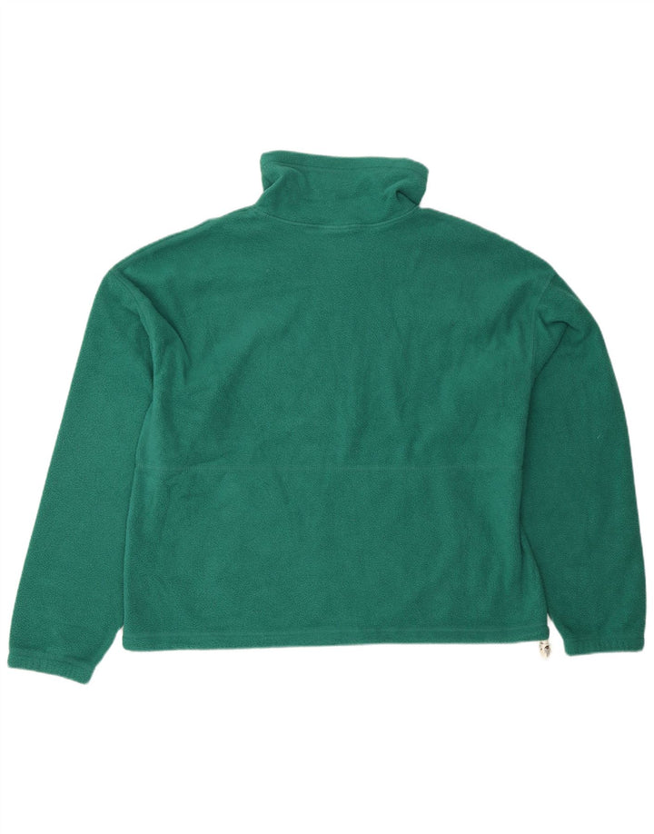 Damski sweter polarowy THE NORTH FACE UK 14, średni zielony poliester