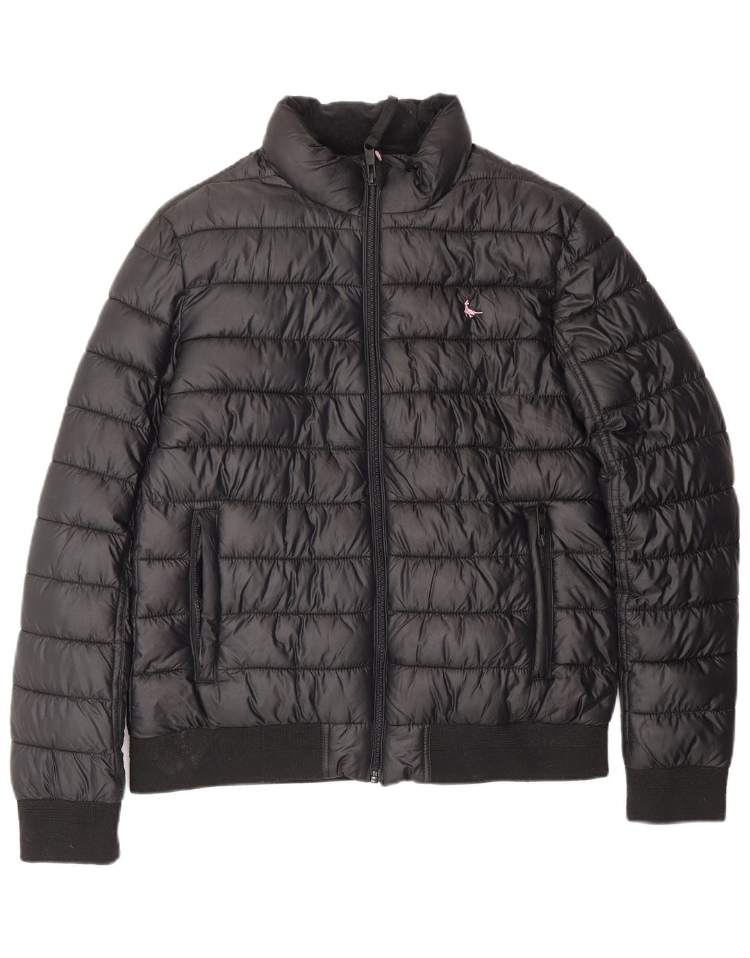 Damska kurtka ocieplana JACK WILLS UK 12, średni czarny poliester