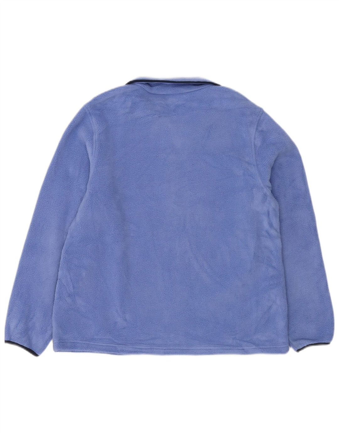 Damski sweter polarowy L.L.BEAN z kołnierzykiem, UK 14, średni niebieski poliester