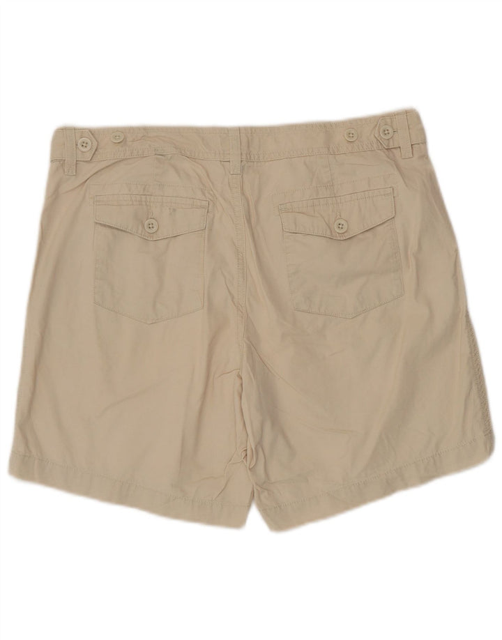 Damskie spodenki chino EDDIE BAUER US 6 Medium W34 beżowa bawełna
