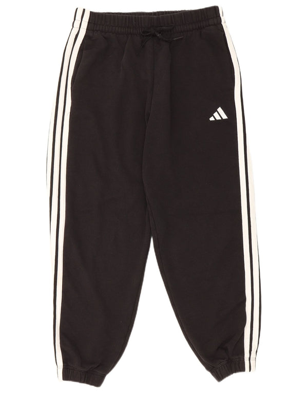 Damskie spodnie dresowe Adidas Joggers UK 12/14 Średnia czarna bawełna