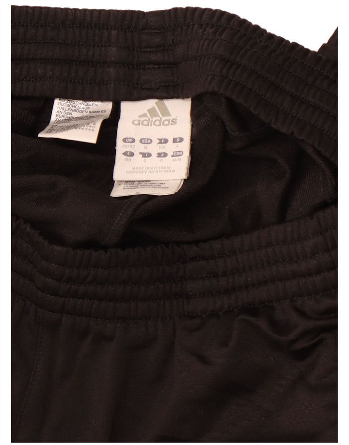ADIDAS Mens Tracksuit Trousers Joggers UK 40/42 Medium Black Polyester