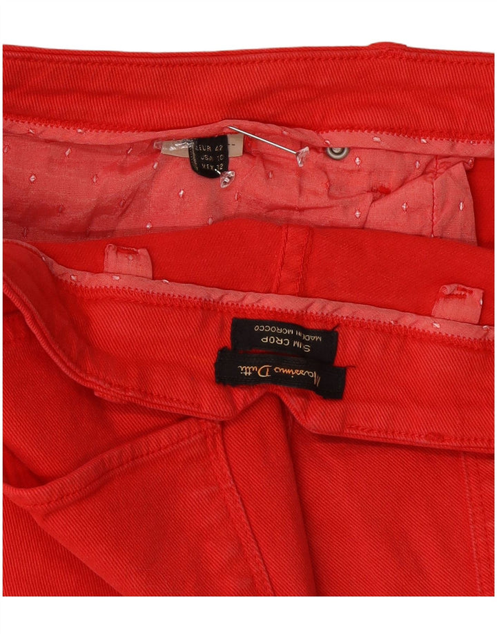 Jeansy damskie Massimo Dutti Slim Fit EU 42 Large W32 L28 Red