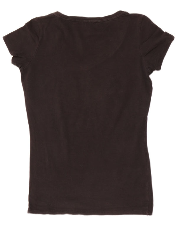 Damska koszulka graficzna Guess Top UK 12 Medium Black