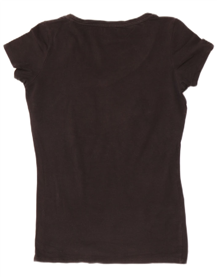 Damska koszulka graficzna Guess Top UK 12 Medium Black