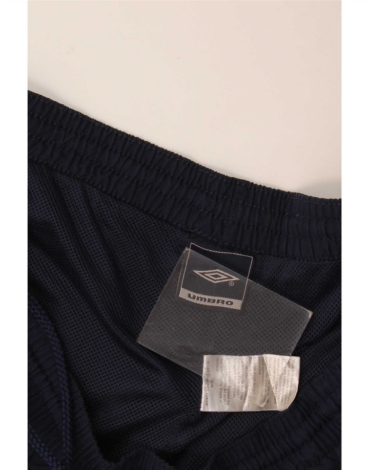 Damskie spodenki sportowe Umbro Graphic Bermudy UK 16, duże, granatowe, poliestrowe