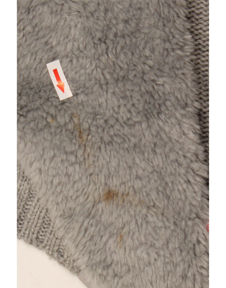 Sweter damski Oasis z otwartym kardiganem UK 10, mały, szary, akrylowy