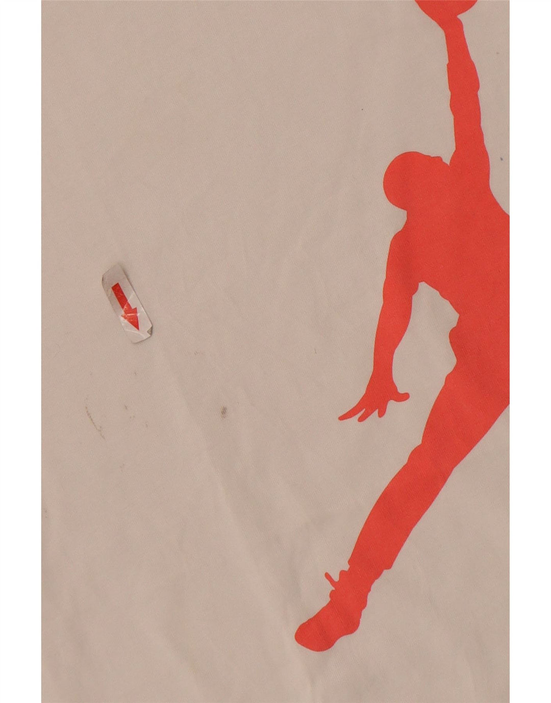 Męski T-shirt z grafiką Jordan, duży, biały, bawełniany