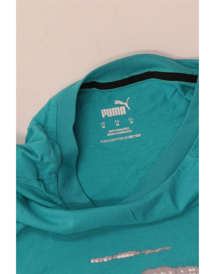 Męska koszulka Puma Regular Graphic Top Medium Blue