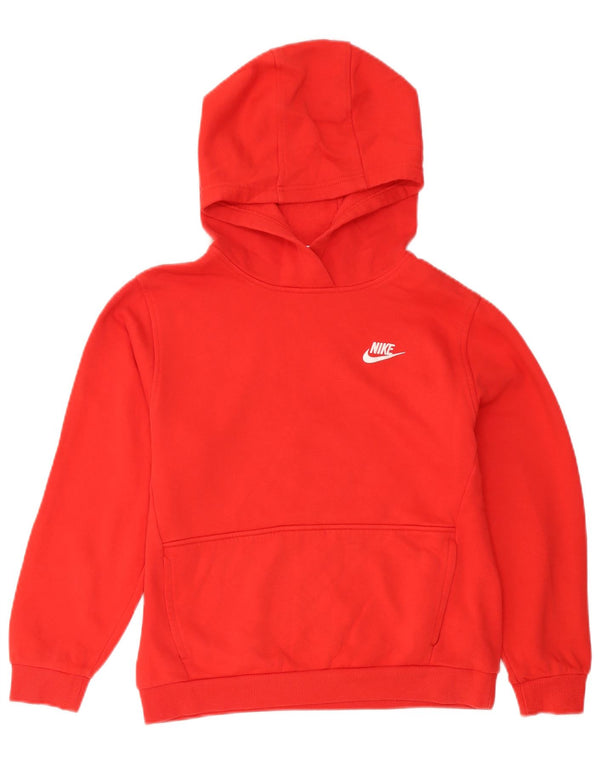 Chłopięcy sweter z kapturem Nike 13-14 lat XL, czerwony, bawełniany