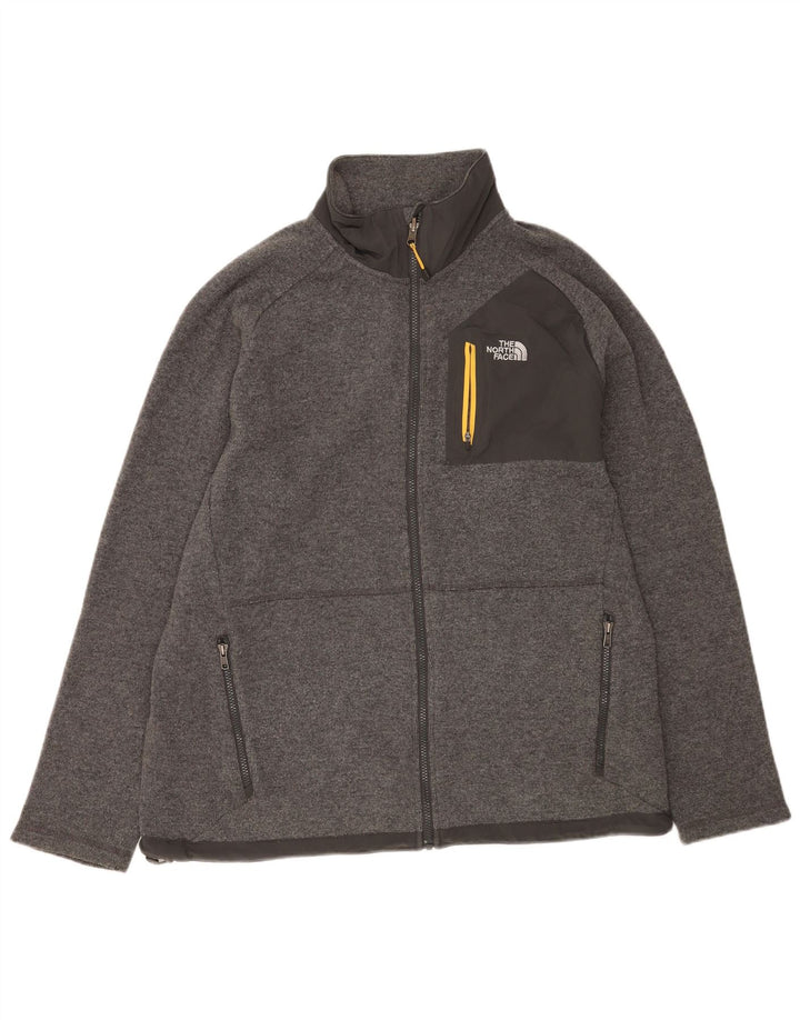 Męski sweter rozpinany The North Face XL, szara wełna