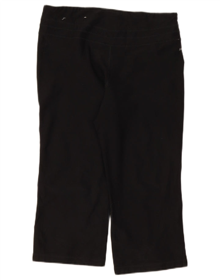 Damskie legginsy Nike Capri Medium W30 L19 Czarne, poliestrowe sportowe