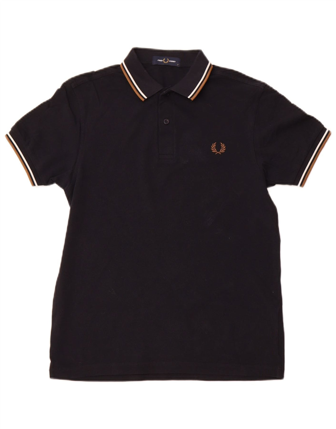 Męska koszulka polo FRED PERRY, mała, granatowa, bawełniana