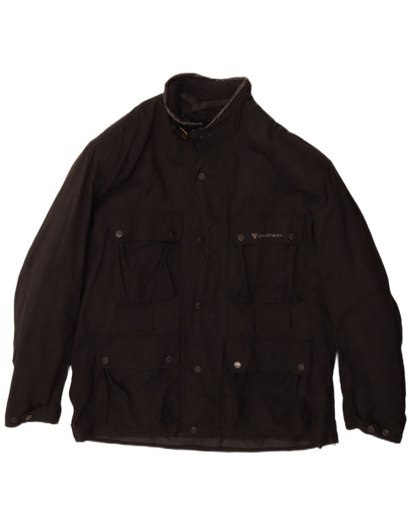 Męska kurtka wyścigowa DAINESE IT 48 4XL Czarny nylon