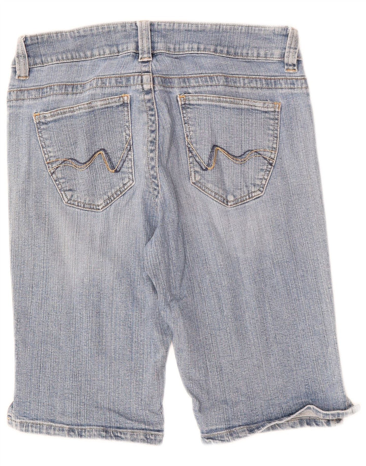 Damskie spodenki jeansowe LEE US 11/12, duże W32, niebieska bawełna