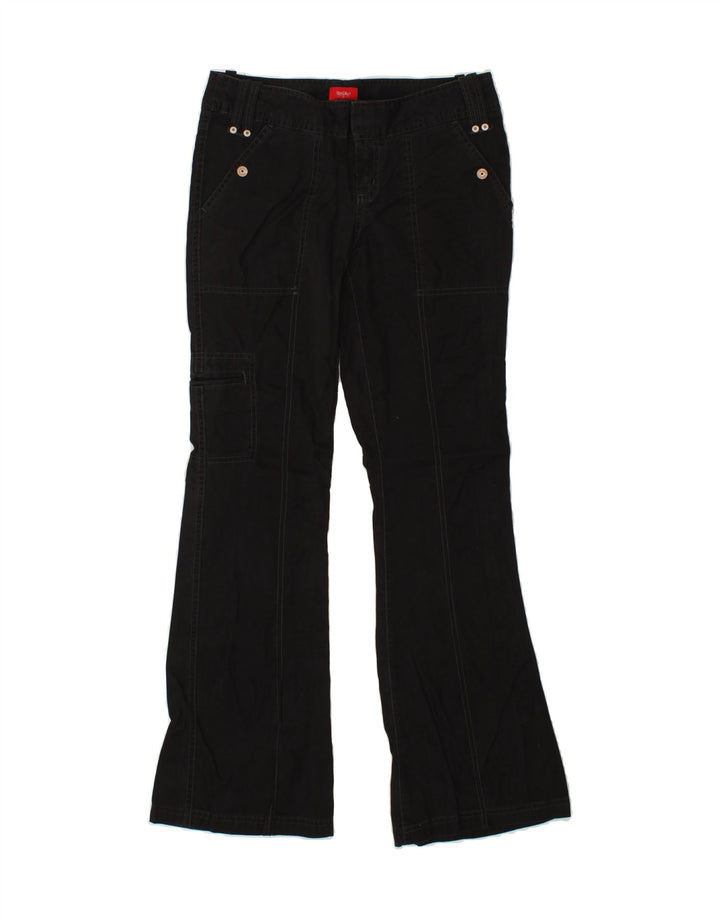 MOSSIMO Womens Bootcut Chino Trousers US 7 Medium W32 L32 Black Cotton Vintage Mossimo and Second-Hand Mossimo from Messina Hembry 