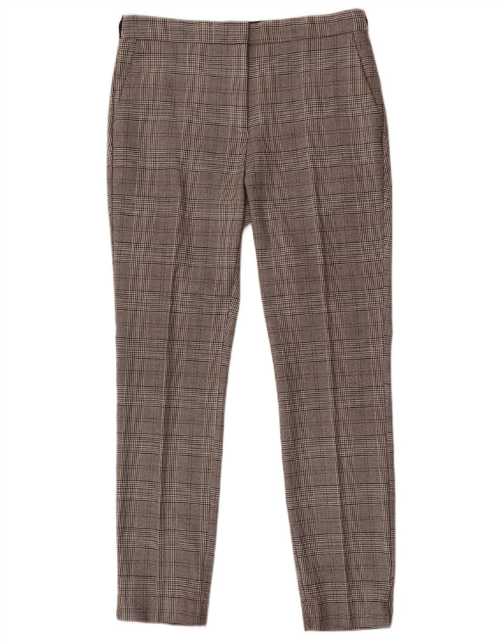 Spodnie damskie Zara Slim Chino Medium W28 L28 Szara pepitka