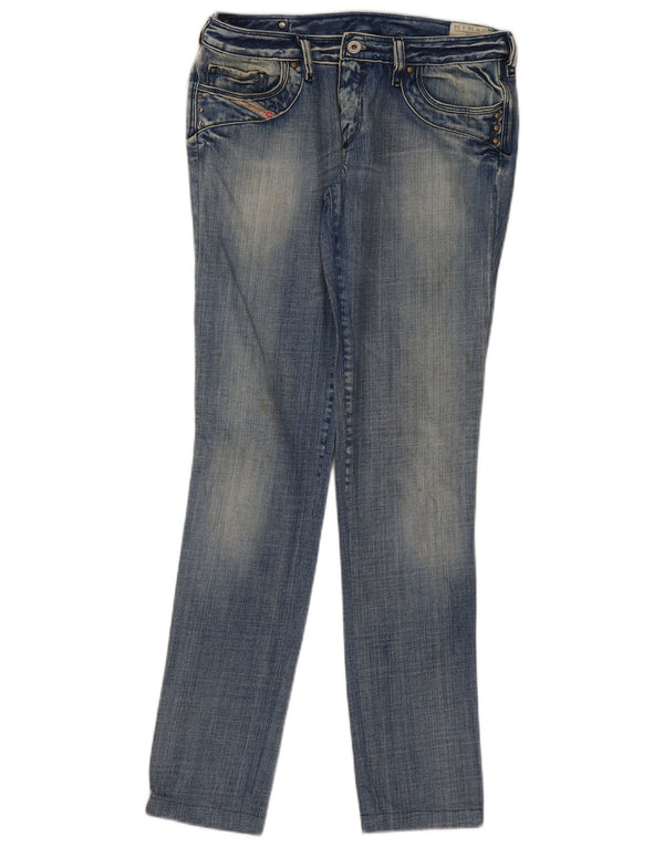 Diesel Damskie Kycut Slim Jeans W28 L31 Niebieskie bawełniane