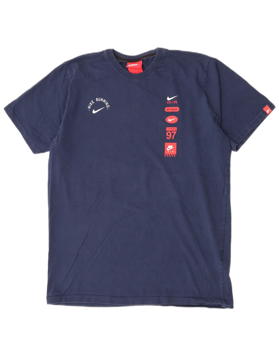 Męski T-shirt z grafiką Nike, duży, granatowy, bawełniany