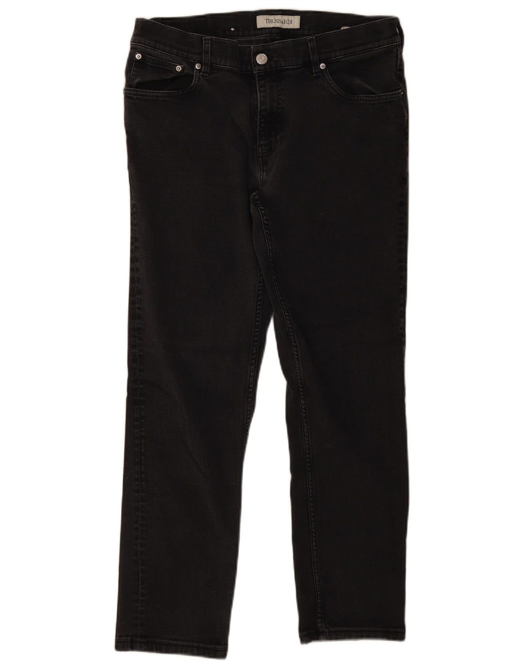 Męskie jeansy typu slim Trussardi W34 L28 Szara bawełna