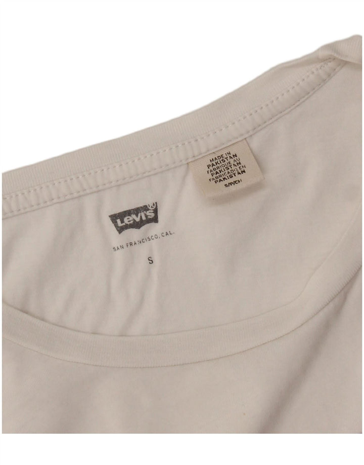Damska koszulka z grafiką LEVI'S Top UK 10 Small White