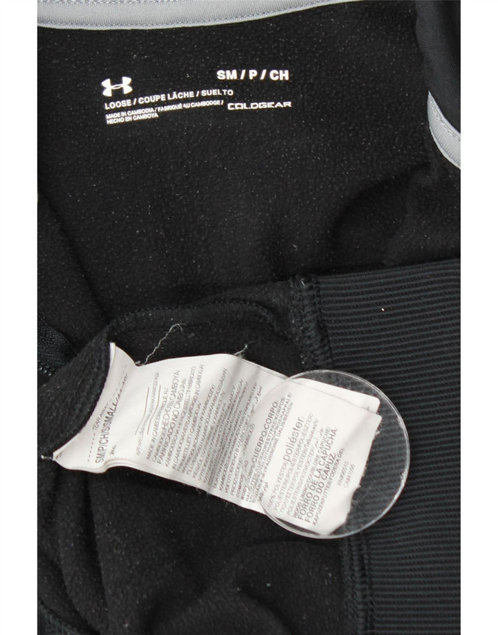 Męski sweter z kapturem i zamkiem UNDER ARMOUR Cold Gear, mały, czarny
