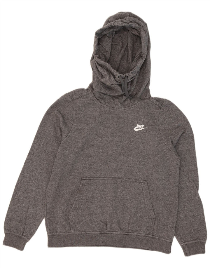 Damski sweter z kapturem Nike UK 14, średnioszary, bawełniany
