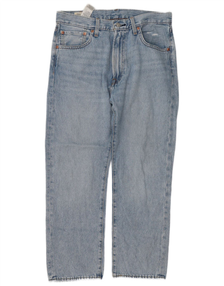 Męskie jeansy Levi's 551 Straight W32 L27 Niebieskie bawełniane