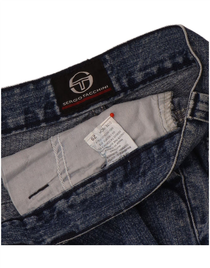 Damskie jeansy Bootcut Sergio Tacchini W29 L35 Niebieskie bawełniane