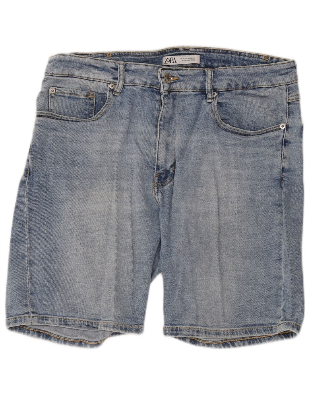 Damskie spodenki jeansowe Zara EU 46 XL W36, niebieska bawełna