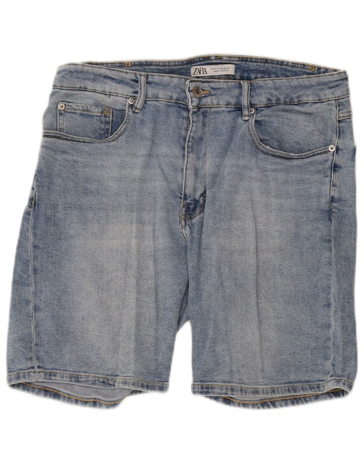 Damskie spodenki jeansowe Zara EU 46 XL W36, niebieska bawełna