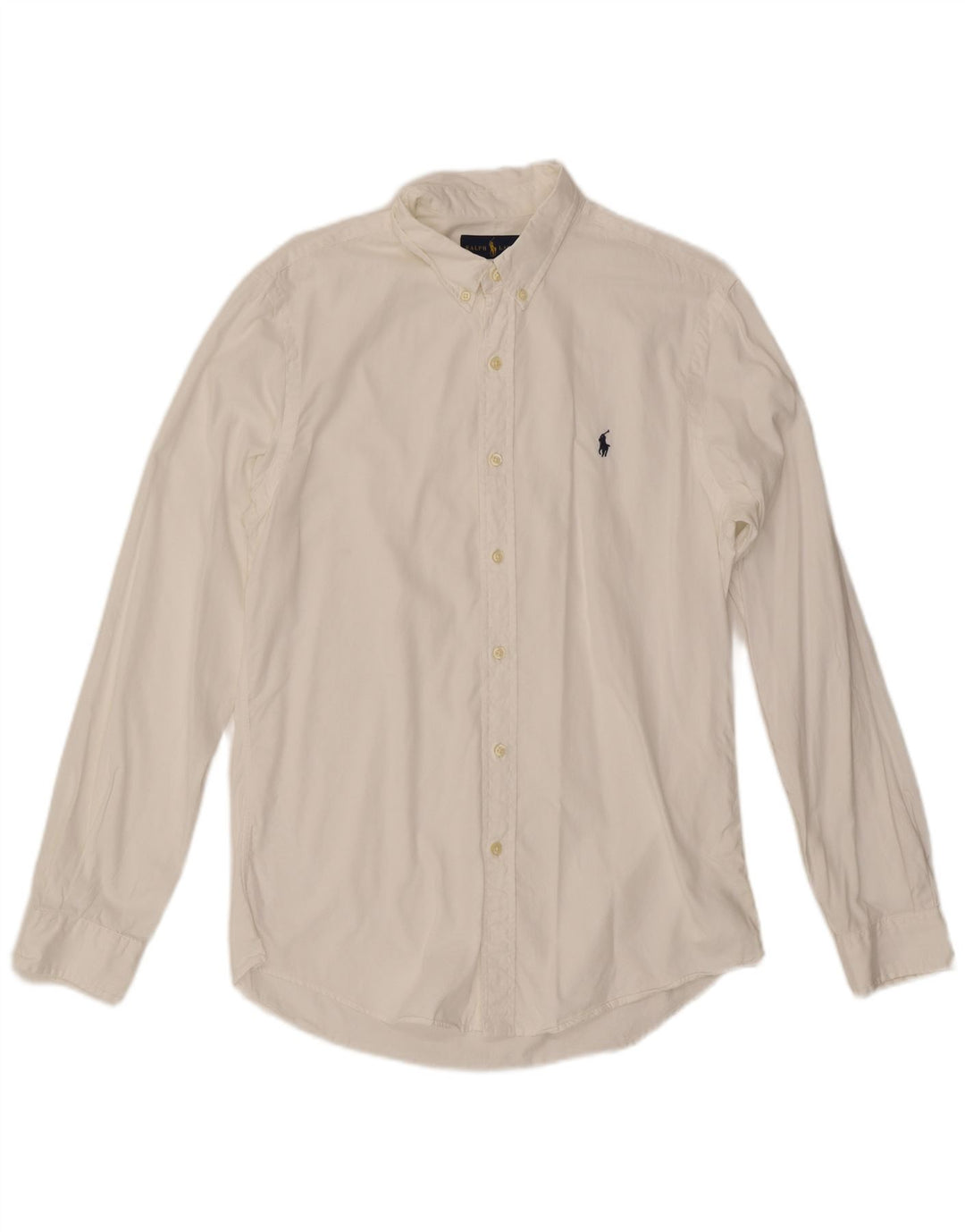 Koszula męska Ralph Lauren o dopasowanym kroju, średnia biała bawełna