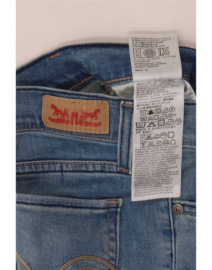 Damskie jeansy Levi's 524 Too Superlow Slim W27 L27 Niebieska bawełna