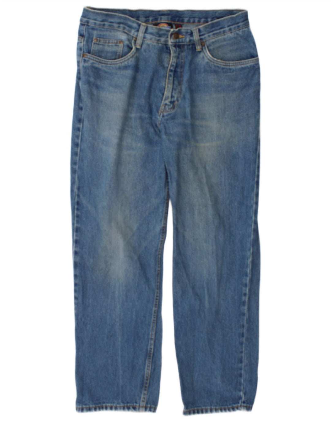 Męskie proste dżinsy Dickies W34 L27 Niebieskie bawełniane